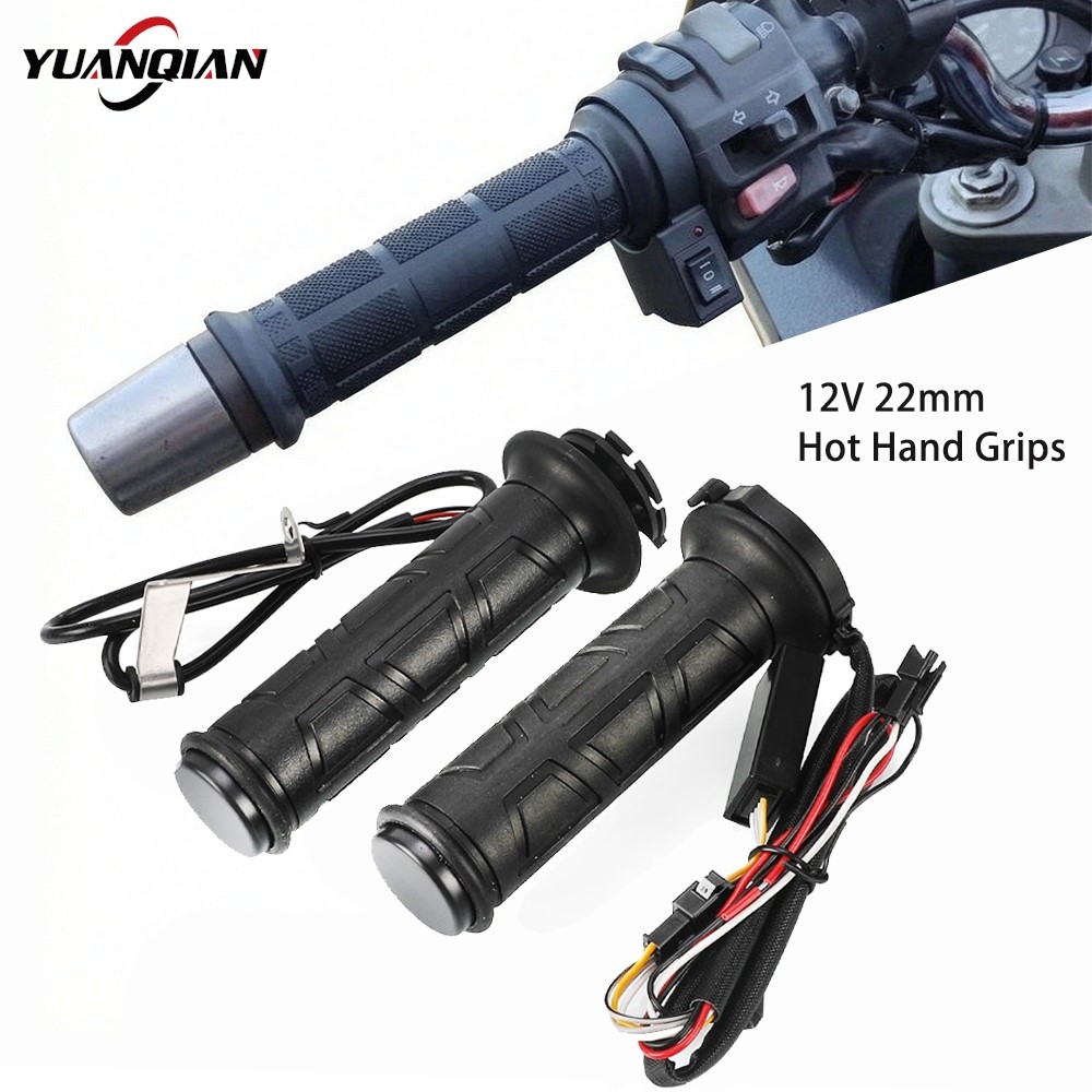 Handlebar Grip Heated - Penghangat Setang 12V 22mm untuk Loncin
