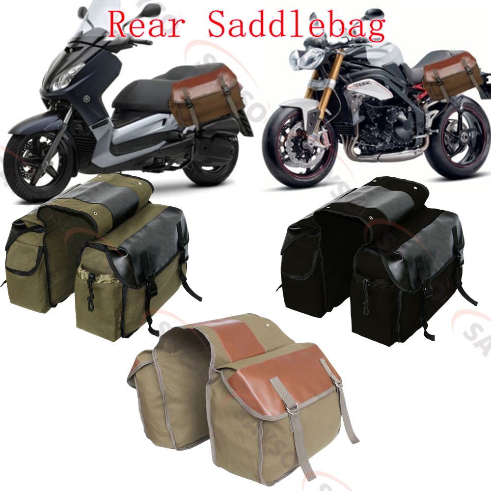 Tas Sadel Belakang Kulit Kanva - Motorcycle Gear Backpack ulasan dan harga