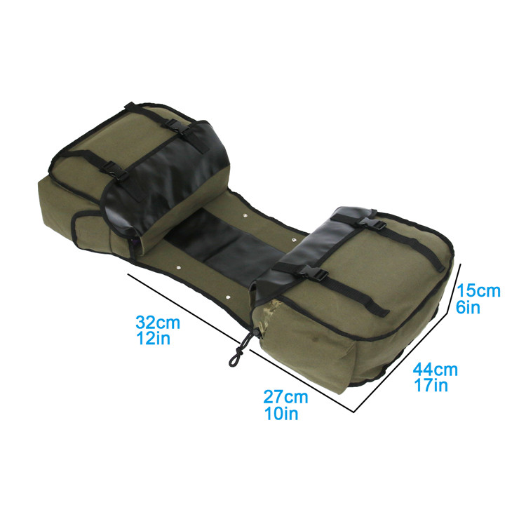 Tas Sadel Belakang Kulit Kanva - Motorcycle Gear Backpack ulasan dan harga