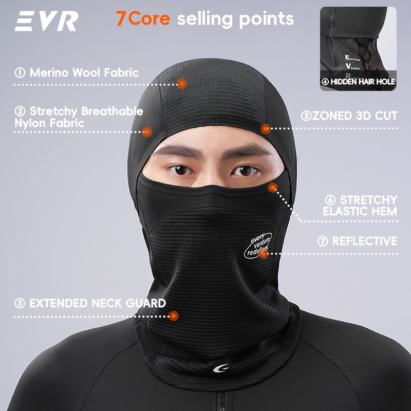 EVR Masker Wajah Wol Musim Din - Motorcycle Gear For Woman ulasan dan harga